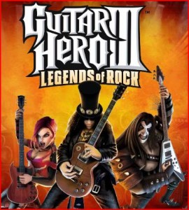 Sur la pochette de Guitar Hero III : Legends of Rock, on voit Slash qui en est la vedette.
