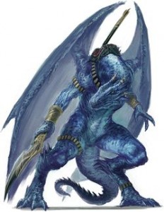 Un dragonkin bleu. 